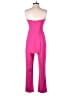 Express Color Block Pink Jumpsuit Size 4 - photo 2