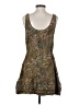 Ecote 100% Polyester Paisley Green Casual Dress Size XS - photo 2