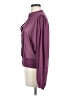 Hinge 100% Polyester Purple Long Sleeve Blouse Size M - photo 5