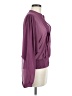 Hinge 100% Polyester Purple Long Sleeve Blouse Size M - photo 4