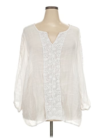 Carolyn Taylor 3/4 Sleeve Blouse (view 1)