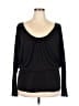 Marciano Black Long Sleeve Top Size M - photo 1