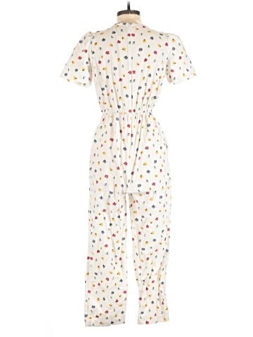 Madewell Puff-Sleeve Tapered Jumpsuit in Confetti Floral (view 2)