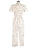 Madewell Hearts Ivory Jumpsuit Size 4 - photo 2