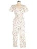 Madewell Hearts Ivory Jumpsuit Size 4 - photo 1