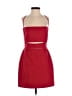 Michelle Mason Red Cocktail Dress Size 2 - photo 1