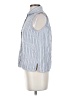 Casa Cabana Stripes Blue Sleeveless Button-Down Shirt Size S (estimated) - photo 5