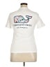 Vineyard Vines 100% Cotton Ivory Short Sleeve Top Size 16 - photo 2
