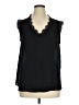 IMAN Black Sleeveless T-Shirt Size XL - photo 1