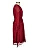 Express 100% Polyester Hearts Burgundy Cocktail Dress Size XS - photo 4