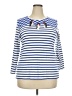 Kim Rogers 100% Cotton Blue Pullover Sweater Size XXL - photo 1