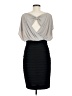 Sangria Solid Gray Cocktail Dress Size 6 - photo 2
