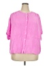 Gap 100% Cotton Pink 3/4 Sleeve Button-Down Shirt Size XXL (tall) - photo 1