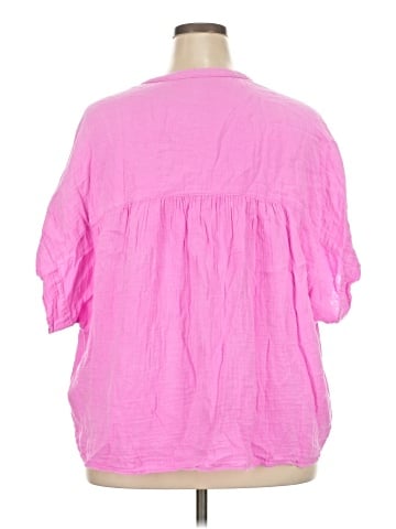 Gap 3/4 Sleeve Button-Down Shirt (view 2)