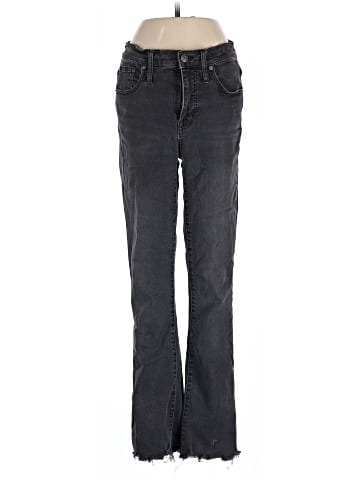 Madewell Tall Cali Demi-Boot Jeans in Berkeley Black: Chewed-Hem Edition (view 1)