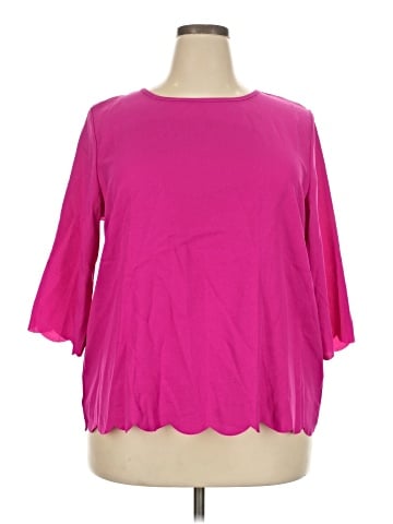 Emery Rose 3/4 Sleeve Top (view 1)