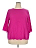 Emery Rose 100% Polyester Pink 3/4 Sleeve Top Size XXL - photo 1