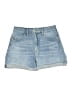 H&M Blue Denim Shorts Size 4 - photo 1