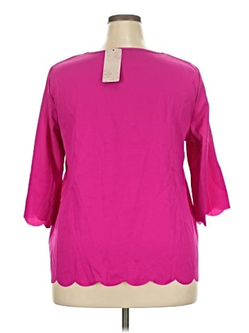 Emery Rose 3/4 Sleeve Top (view 2)