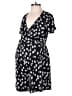 Seraphine Print Black Casual Dress Size 2 Maternity - photo 1