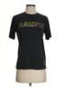 Maje 100% Cotton Black Short Sleeve Top Size Sm (1) - photo 1