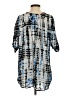 Gypsy 05 100% Rayon Blue Short Sleeve Blouse Size S - photo 2