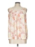 Rose + Olive 100% Polyester Ivory Sleeveless Blouse Size L - photo 1