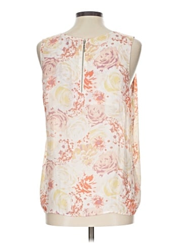 Rose + Olive Sleeveless Blouse (view 2)