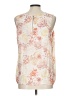 Rose + Olive 100% Polyester Ivory Sleeveless Blouse Size L - photo 2