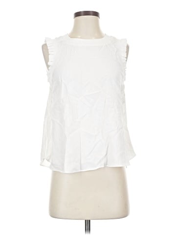 Cinq à Sept Sleeveless Silk Top (view 1)