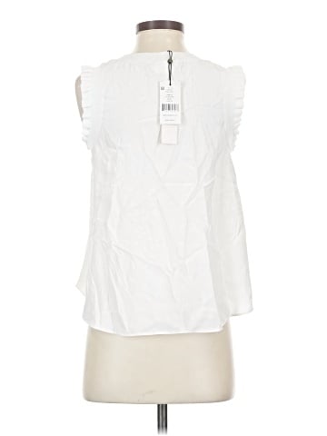 Cinq à Sept Sleeveless Silk Top (view 2)