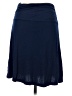 Yala Solid Blue Casual Skirt Size XS - photo 2