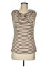 Max Studio Brown Tan Sleeveless T-Shirt Size M - photo 1