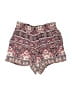 Xhilaration 100% Rayon Paisley Red Shorts Size S - photo 1