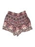 Xhilaration 100% Rayon Paisley Red Shorts Size S - photo 2
