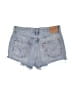 Levi's 100% Cotton Blue Denim Shorts Size 28 waist - photo 2