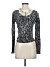 INC International Concepts Animal Print Gray Pullover Sweater Size S - photo 1