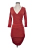 Bebe Solid Red Cocktail Dress Size S - photo 1