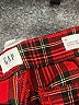 Gap Plaid Red Casual Pants Size 6 - photo 4