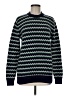 Boden Chevron-herringbone Green Wool Pullover Sweater Size M - photo 1