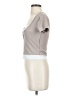 Derek Heart Gray Short Sleeve Top Size S - photo 5