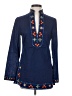 Tory Burch 100% Cotton Blue Long Sleeve Blouse Size 2 - photo 1