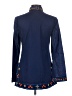 Tory Burch 100% Cotton Blue Long Sleeve Blouse Size 2 - photo 2