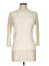 August Silk Ivory 3/4 Sleeve Top Size L - photo 1