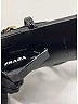 Prada Graphic Black Patent Leather Slingback Pumps Size EU 38 - photo 3