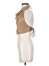 Pull&Bear Tan Sleeveless Blouse Size 2 - photo 5