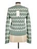Heartloom Chevron-herringbone Green Pullover Sweater Size M - photo 2