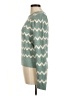 Heartloom Chevron-herringbone Green Pullover Sweater Size M - photo 5