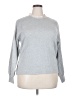 Ann Taylor LOFT 100% Cotton Silver Sweatshirt Size XXL (estimated) - photo 1