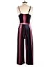 Speechless Stripes Burgundy Jumpsuit Size M - photo 2